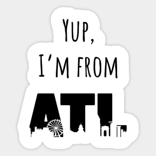 I'm From ATL Sticker